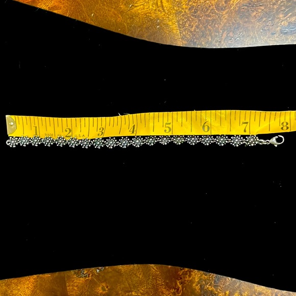 Sterling “splash” bracelet OOAK - Picture 3 of 6